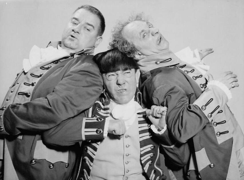 Photo of The Three Stooges: Three Jewish boys create a cycle of timeless stupidity.