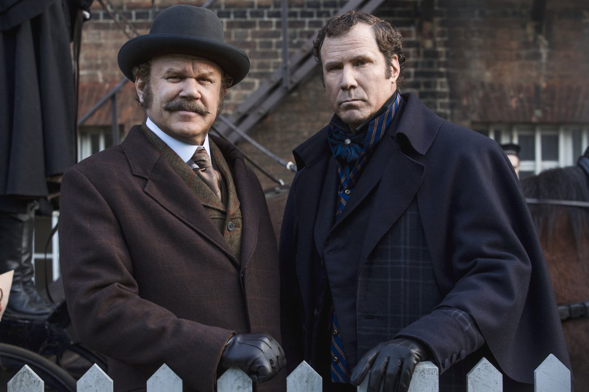 Photo of Will Ferrell and John C. Reilly on ‘Holmes Watson’ and ‘Step Brothers’