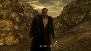 Photo of Fallout New Vegas Meme Shows Tony From The Sopranos Escaping a Deathclaw